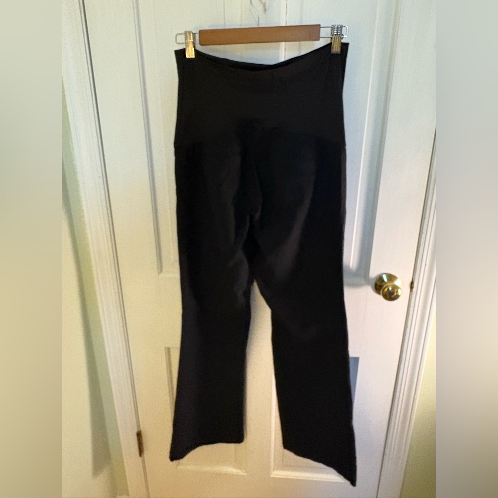 Black maternity dress pants